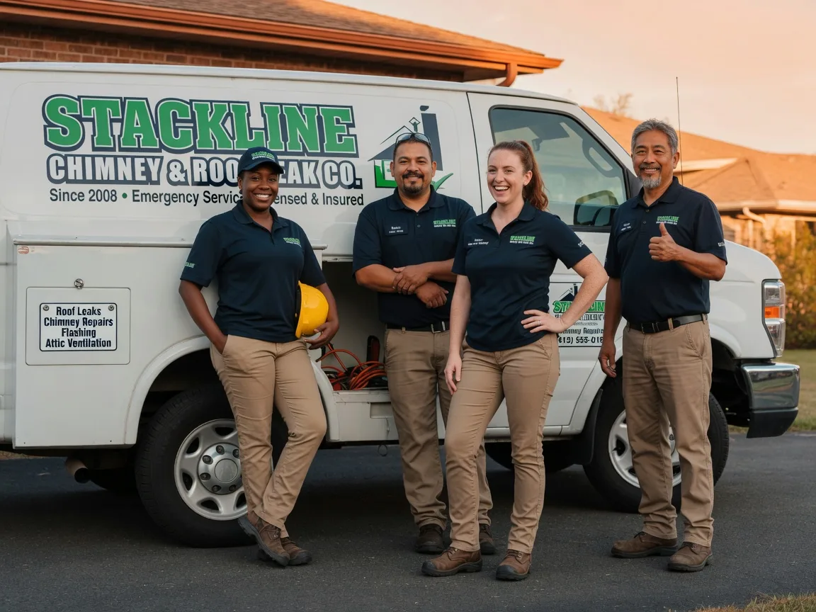 Chimney flashing repair company in Danube, MN